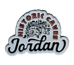 Jordan Historic Caves | Enamel Pin | Caves Logo
