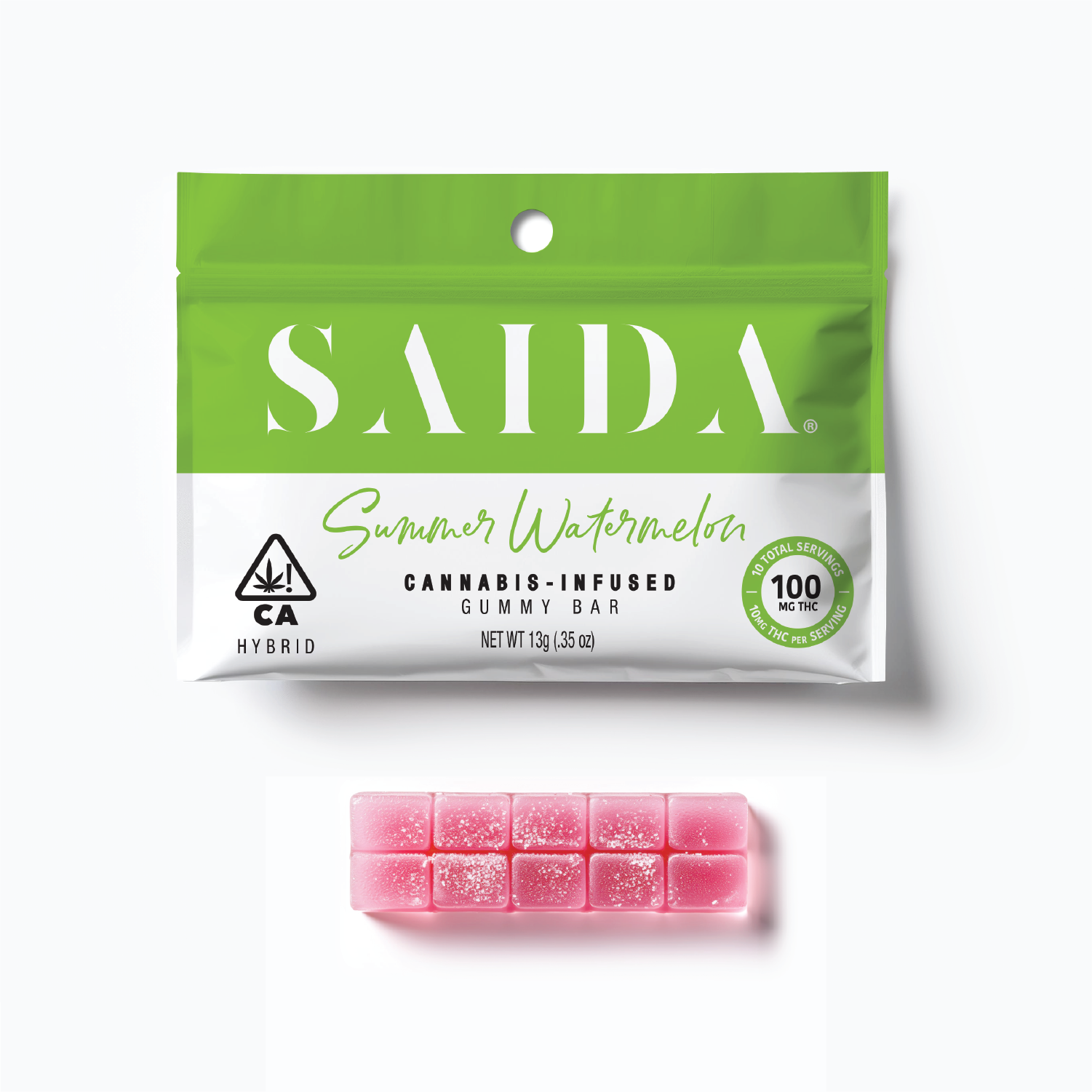 Gummy Bar 100mg - Summer Watermelon (H)