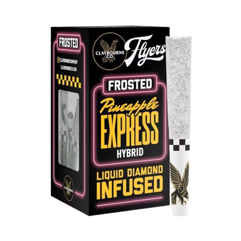 Claybourne Pineapple Express (H) Diamond Infused 5pk 2.5g