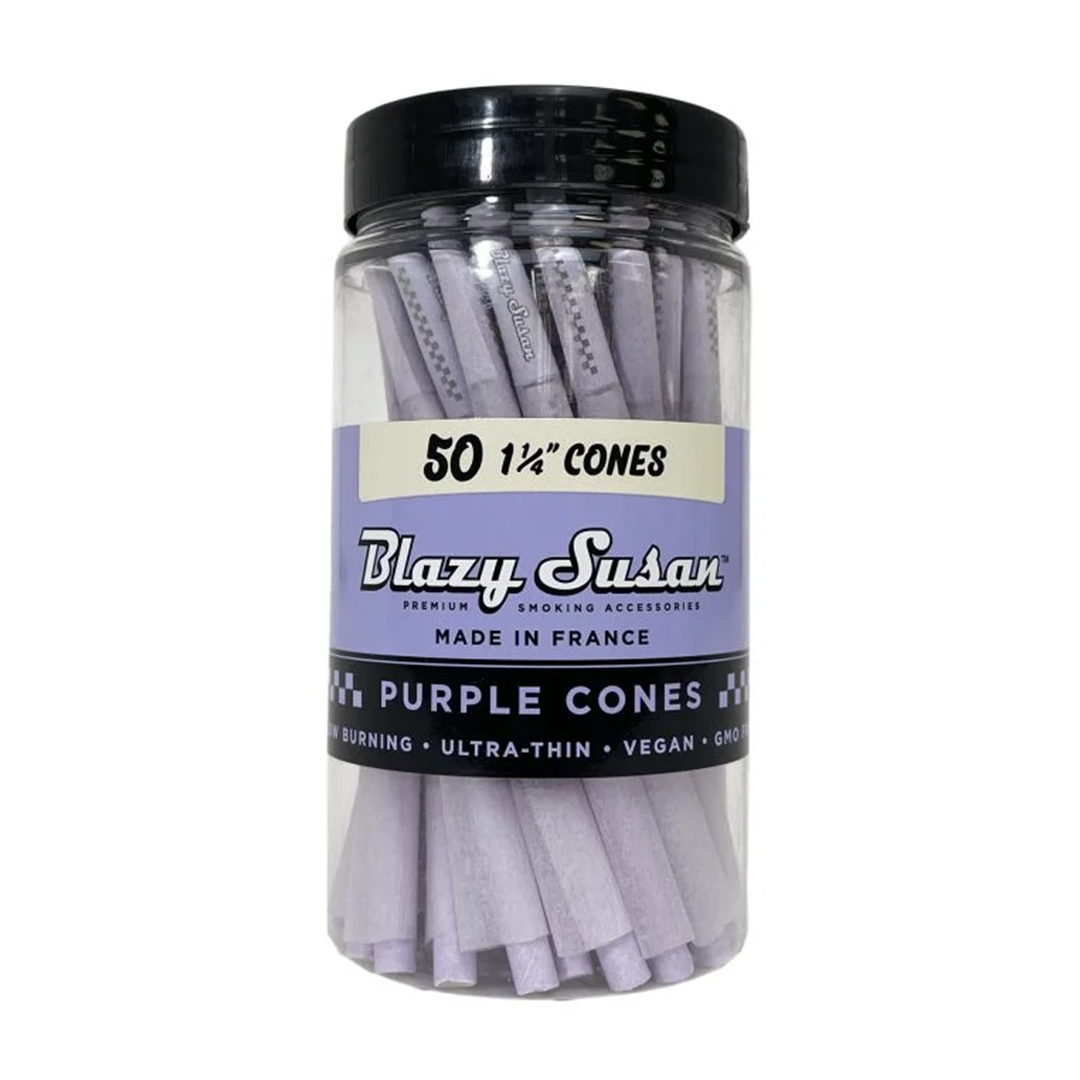 PURPLE CONES 1 1/4 (50PK) - BLAZY SUSAN