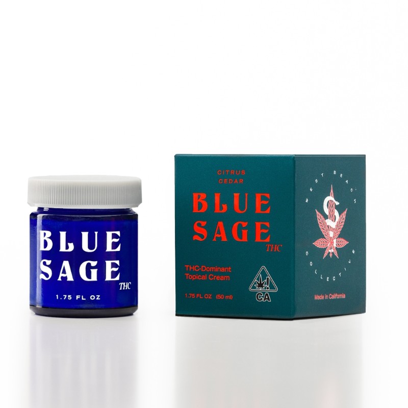 Blue Sage Citrus Cedar Topical Healing Cream 500mg