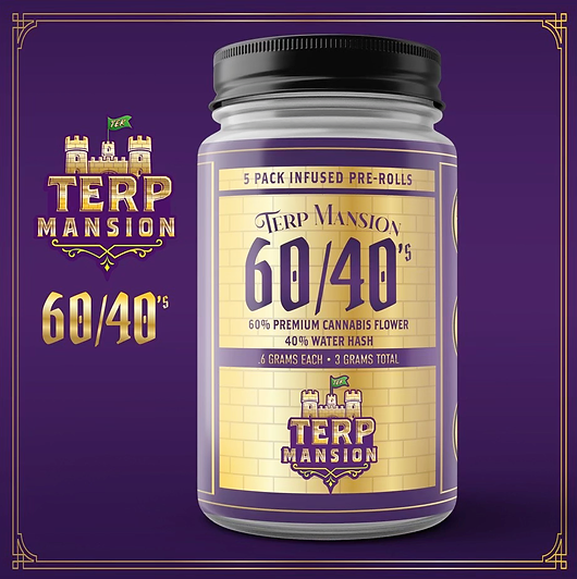 Terp Mansion .6g Hot Tamalez Hash Infused Pre-Roll 5pk