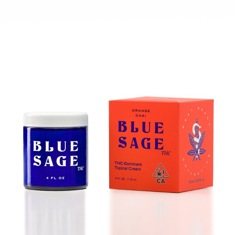 Blue Sage Orange Chai Topical Healing Cream 1000mg