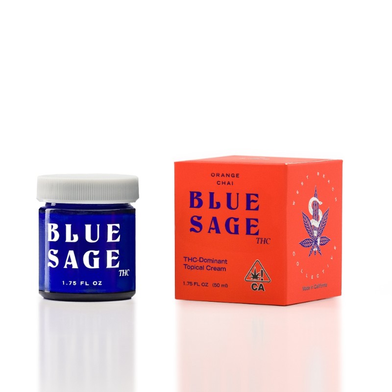 Blue Sage Orange Chai Topical Healing Cream 500mg