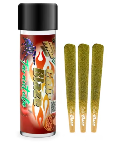 Cali Blaze Tarantula Cherry Pie 1g 3pk Infused Preroll