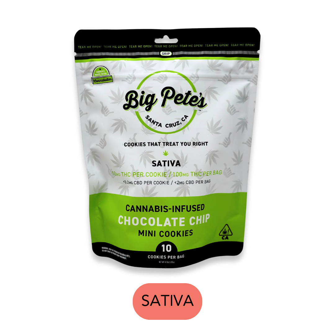 Big Pete's - Chocolate Chip Sativa - Cookie - 10pk - 100mg