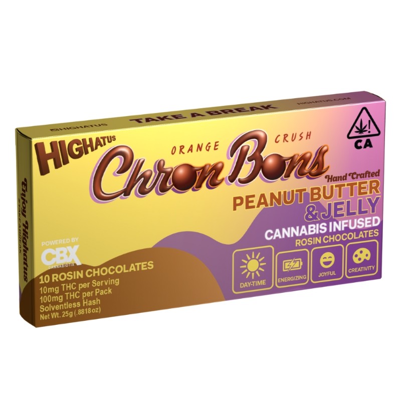 Highatus ChronBons PB&J Rosin Chocolates 100mg