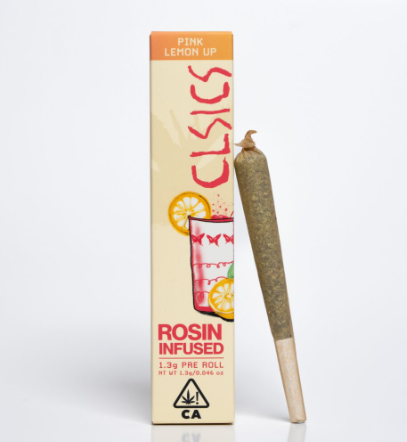 CLSICS Rosin Infused Preroll 1.3g Pink Lemon Up