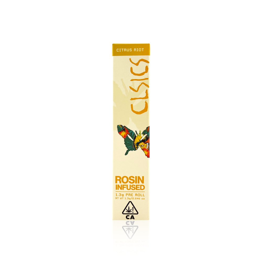 CLSICS - Infused Preroll - Citrus Riot - Live Rosin - 1.3G