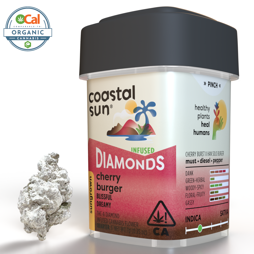 Diamond Infused Flower Quarter Strawnana