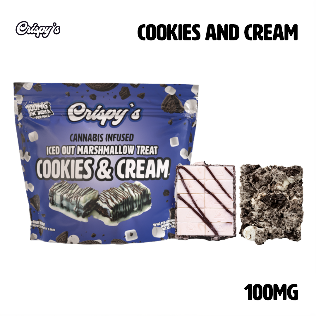 Crispys | Crispy Bar | Cookies & Cream | 100mg