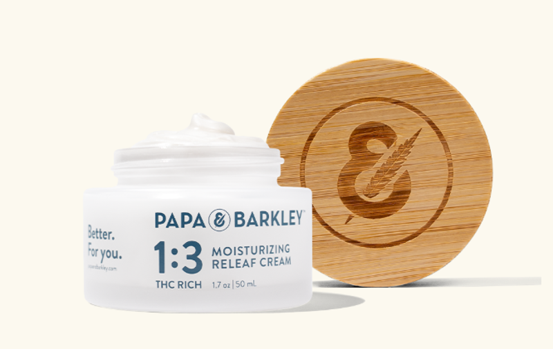 Papa & Barkley - 1:3 CBD:THC - Moisturizing Cream - (50ml jar)