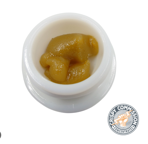 Crispy Commission Lemon Stripez 1g Cured Budder