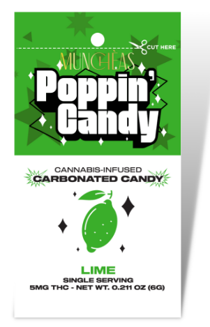 Lime Poppin' Candy | Muncheas | 5mg