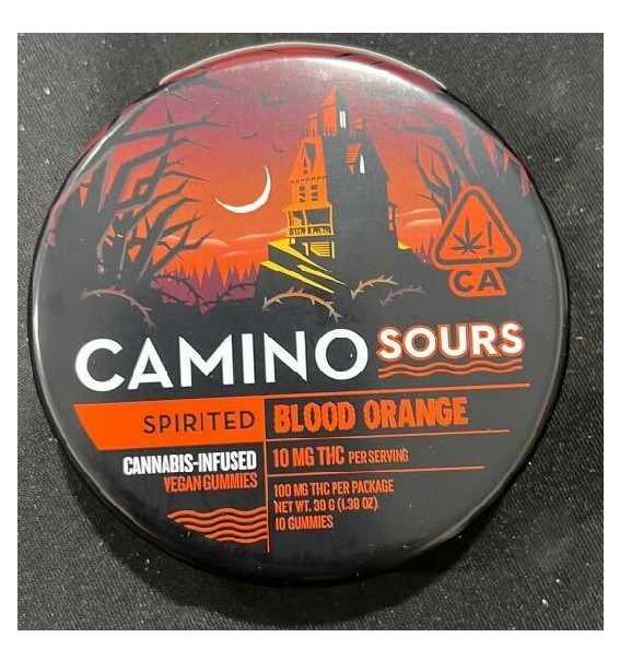 Camino - Blood Orange Sours Gummies 100mg