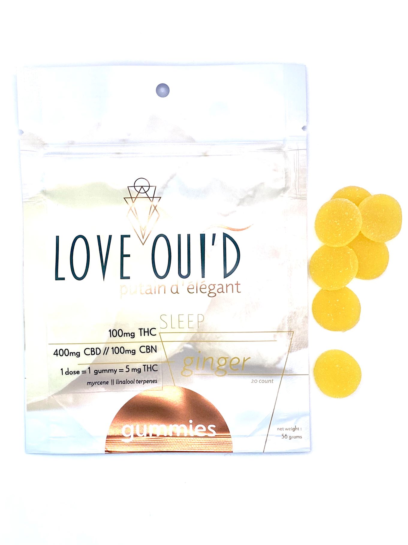 Love Oui'd | Sleep Ginger Gummies