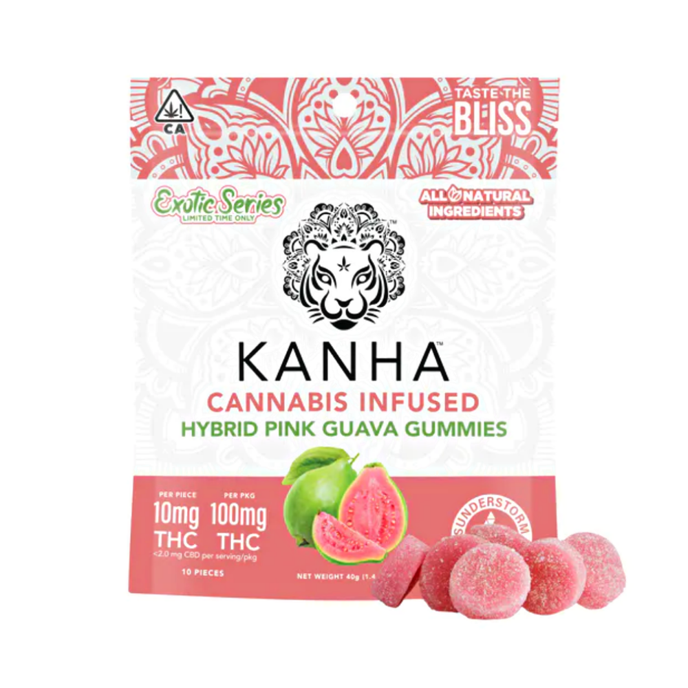 Kanha Gummies 10pc 100mg - Pink Guava (S)