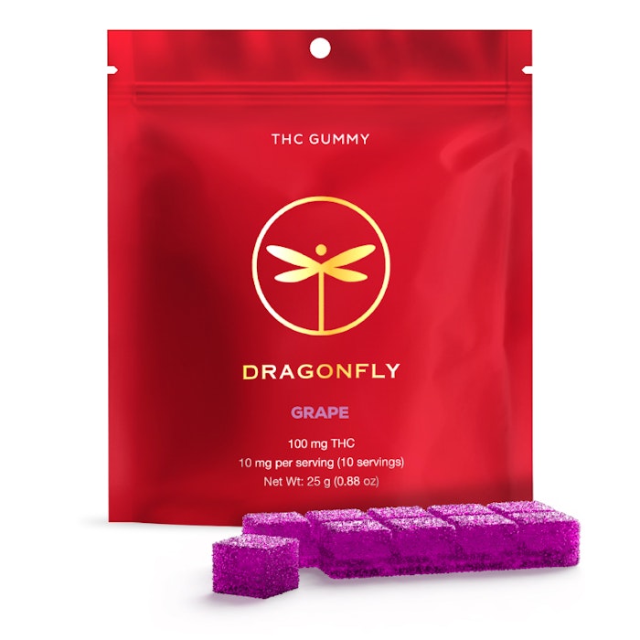 Grape 10mg Gummies 10 Pack | Dragonfly