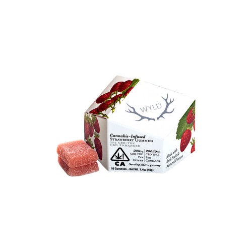 Wyld Strawberry CBD Gummy 10PK