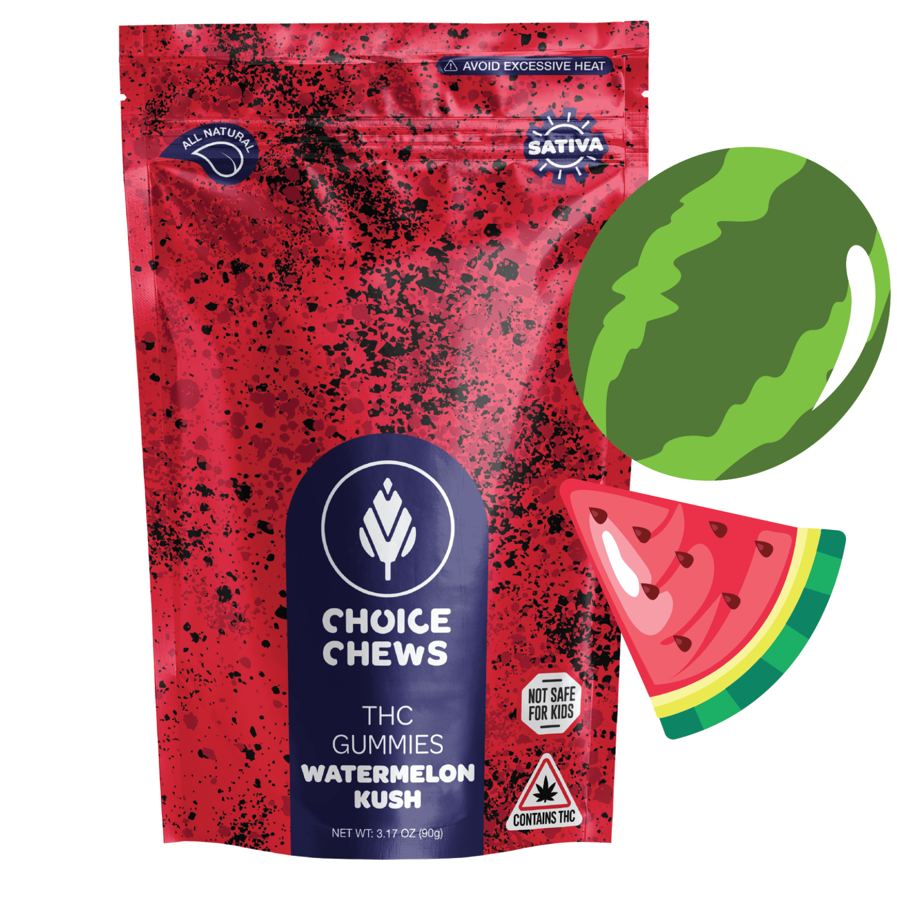 Watermelon Kush Gummies 20pk | 100mg