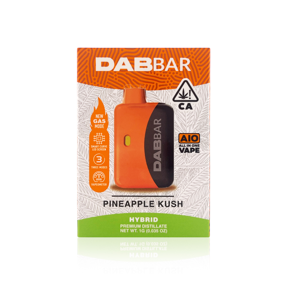 DABWOODS - All In One - Pineapple Kush - Dab Bar - 1G