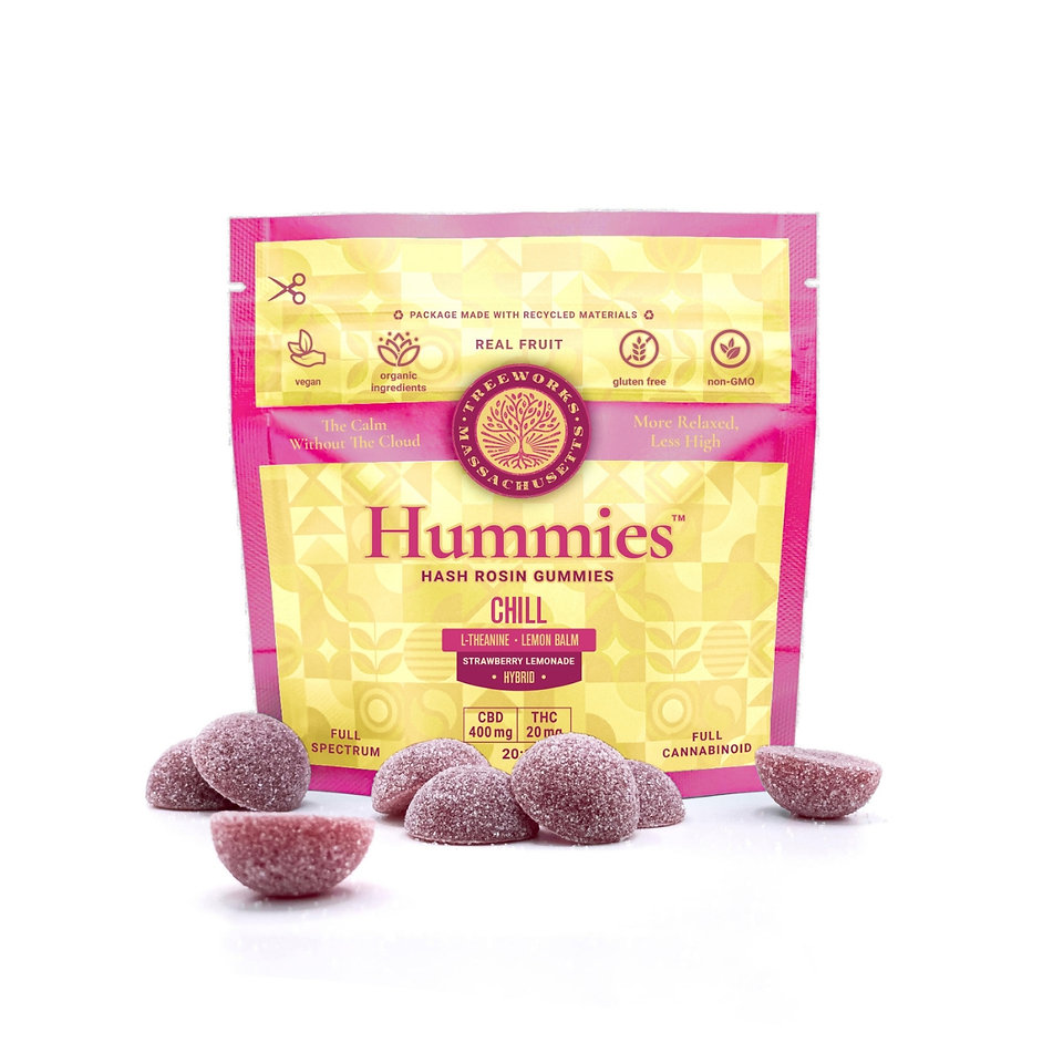 Chill | Strawberry Lemonade Hash Rosin Hummies | 20pk | 20mg