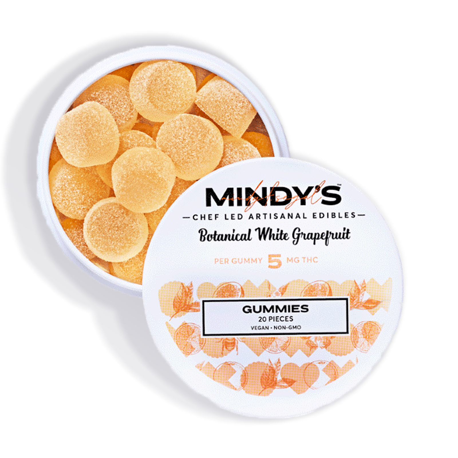 White Grapefruit Gummies | Mindy's | 100mg