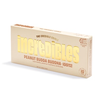 Incredibles Peanut Budda Buddha Bar 100mg 10pk