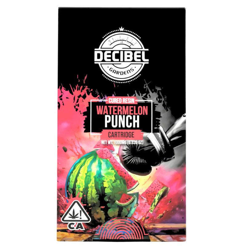 Decibel Gardens - Watermelon Punch - Cured Resin - Vape Cart - 1.0g