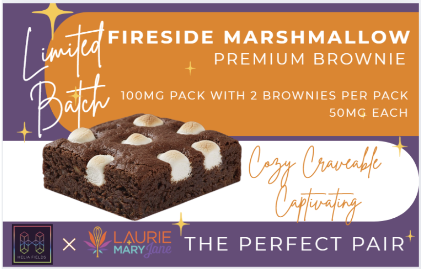 FIRESIDE: Helia Fields Fireside Marshmallow Brownie