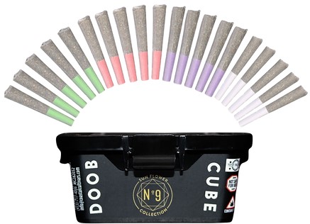 No. 9 Doob Cube MINI 0.35g 20pk Prerolls (4 strains)