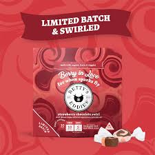 Betty's Eddies 2:1 Berry in Love Bettys For When Sparks Fly 50mg 10pk - Strawberry Chocolate Swirl Chews (THC:CBG) (V/GF/DF)