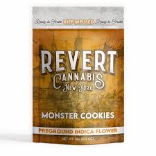 X| Revert | Monster Cookies | Kief Infused Ground Flower | 14g