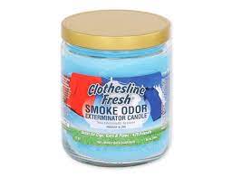 Clothesline Fresh Smoke Odor Exterminator Candle
