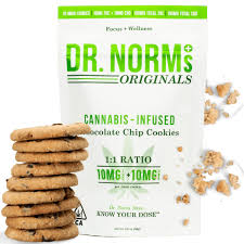 [Dr. Norm's] Mini Cookies - 100mg - Chocolate Chip 1:1