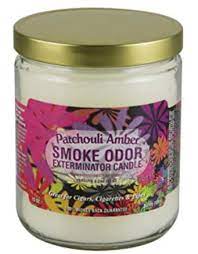 Patchouli Amber Smoke Odor Exterminator Candle