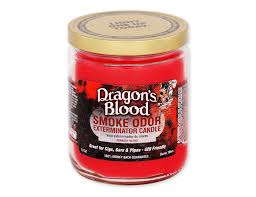 Smoke Odor Dragon's Blood Candle