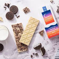 Coast Cookies & Cream Chocolate Bar 100mg 20pk (DF)