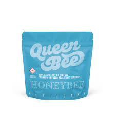 QUEEN BEE - BLUE RASPBERRY 1:1 THC/CBD SINGLE 100 MG GUMDROP