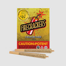 Firecrackers Mango Super Silver Haze 0.7g 5pk Infused Prerolls