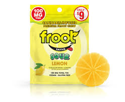 Froot Single Gummy Sour Lemon