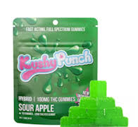Kushy Punch 10pk Gummies Sour Apple
