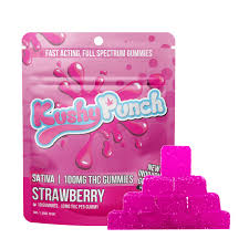 Kushy Punch 10pk Gummies Strawberry