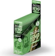 ZIG-ZAG HEMP WRAPS 2 PER PACK