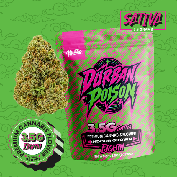 Durban Poison 3.5g Indoor Flower | Mintz