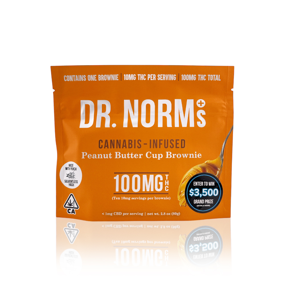 DR. NORM'S - Edible - Peanut Butter Cup Brownie - 100MG
