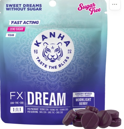 Moonlight Berry 1:1:1 Dream Nano Gummies | 100mg
