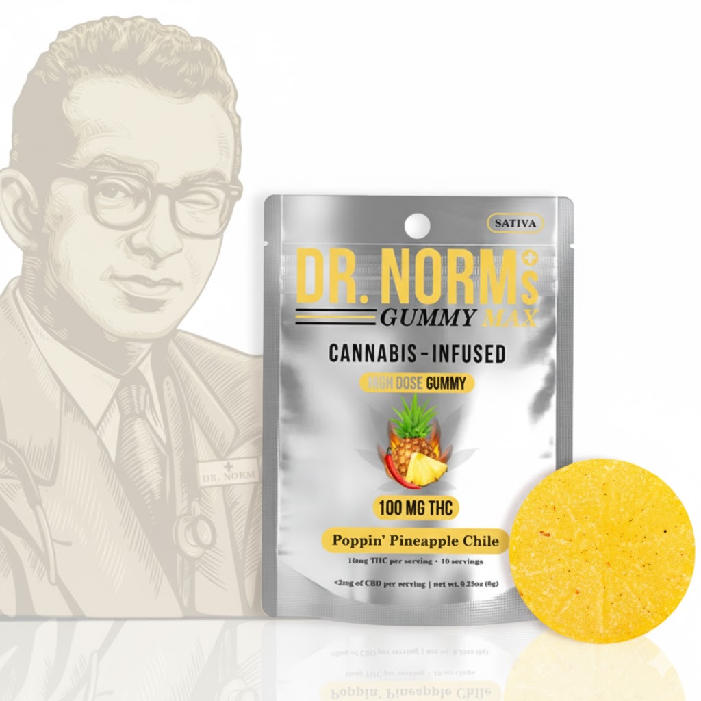 Dr Norms - Edible - Poppin Pineapple Chile - 100MG