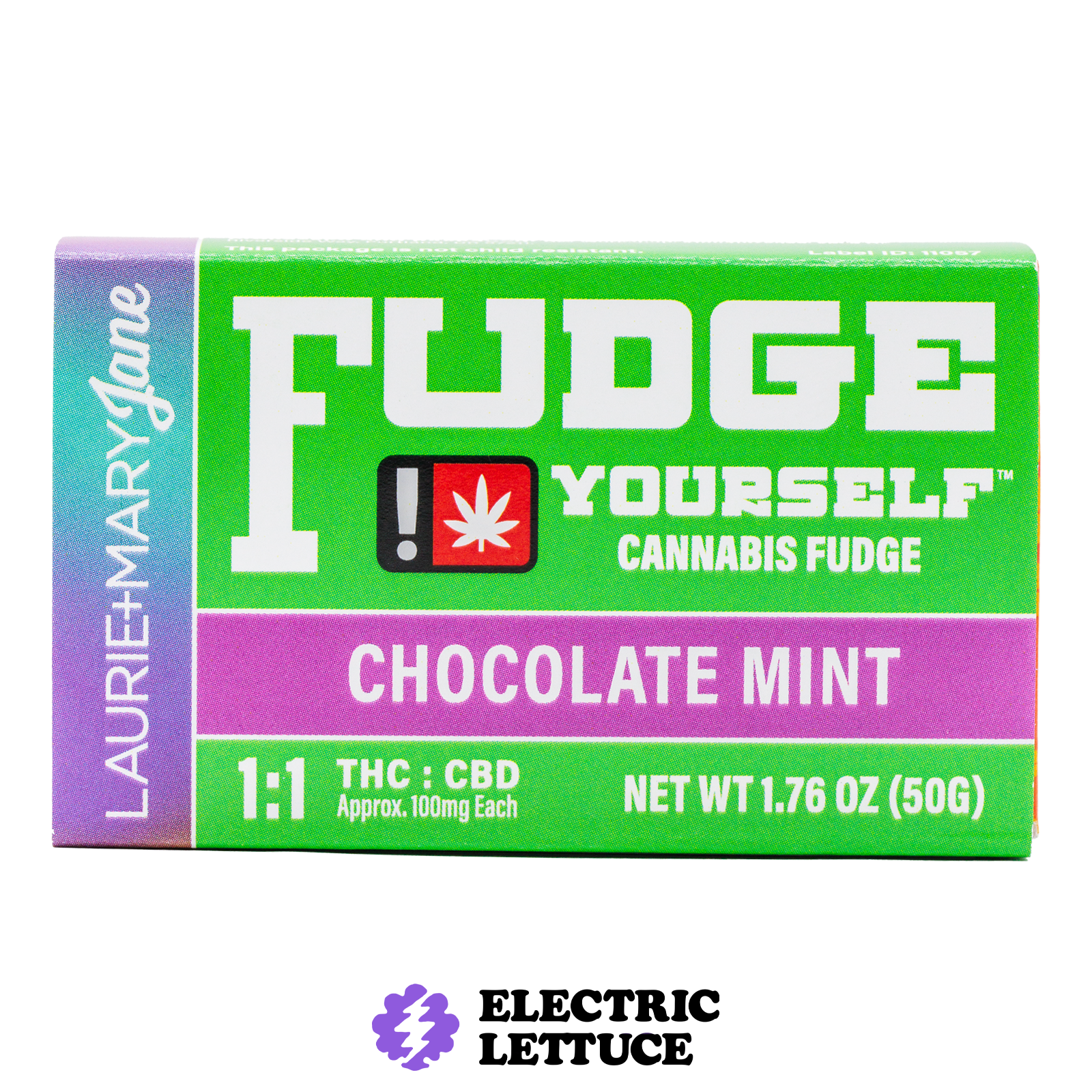 Laurie + Mary Jane 1:1 Chocolate Mint Fudge 100mg