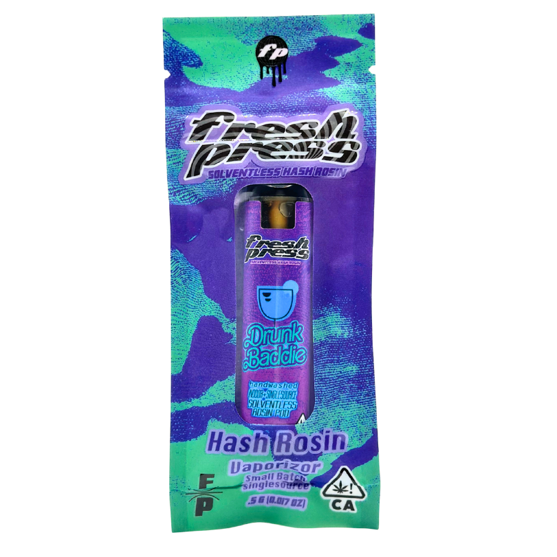 Fresh Press - Live Rosin - Drunk Baddie - RTU - 0.5g